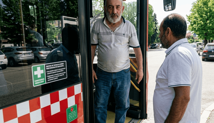 Sumqayıtda avtobus sürücüsü ilə sərnişin arasında dava: “Pedofilsən?”