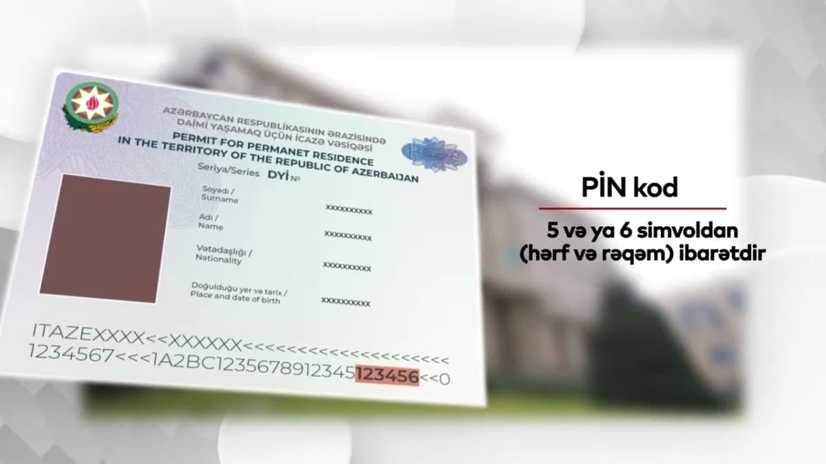Yaşayış icazəsi vəsiqələri tam elektron formata keçiriləcək