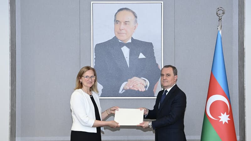 Ceyhun Bayramov Estoniyanın yeni səfirini qəbul etdi