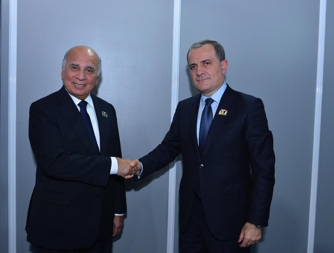 Ceyhun Bayramov iraqlı həmkarı ilə görüşüb Ceyhun Bayramov iraqlı həmkarı ilə görüşüb
