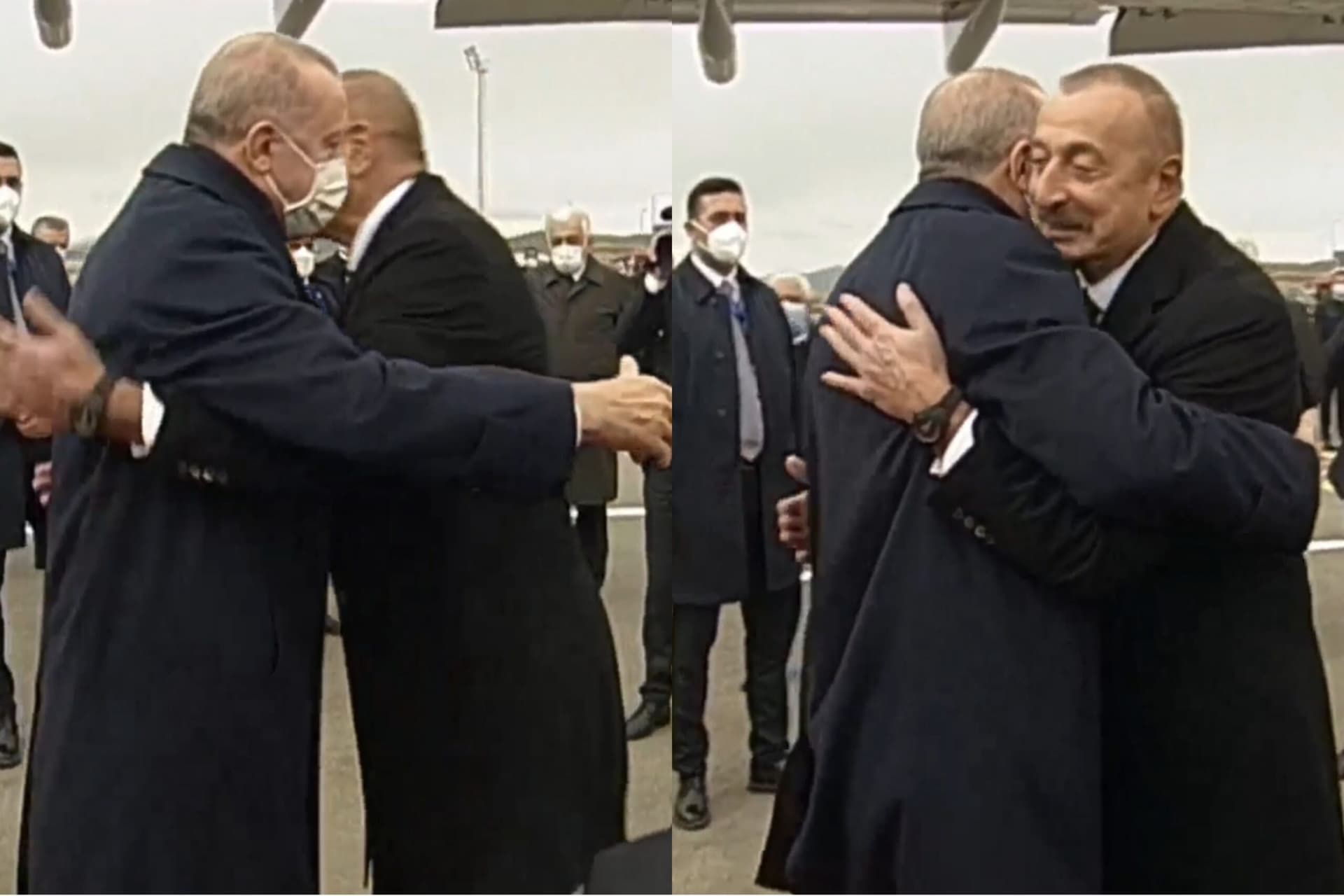 İlham Əliyev Ərdoğanı qarşıladı İlham Əliyev Ərdoğanı qarşıladı