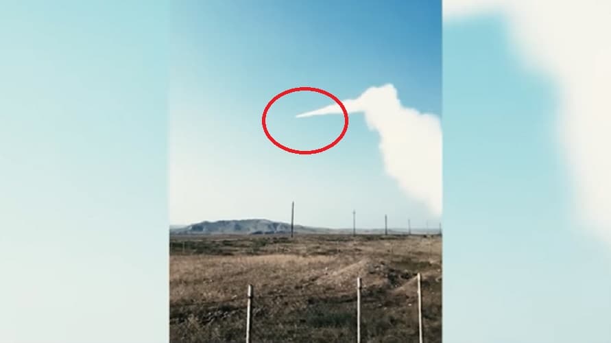 Ermənilərin Mingəçevirə atdığı ballistik raketin vurulma anı – MÜHARİBƏDƏN ŞOK KADRLAR Ermənilərin Mingəçevirə atdığı ballistik raketin vurulma anı – MÜHARİBƏDƏN ŞOK KADRLAR