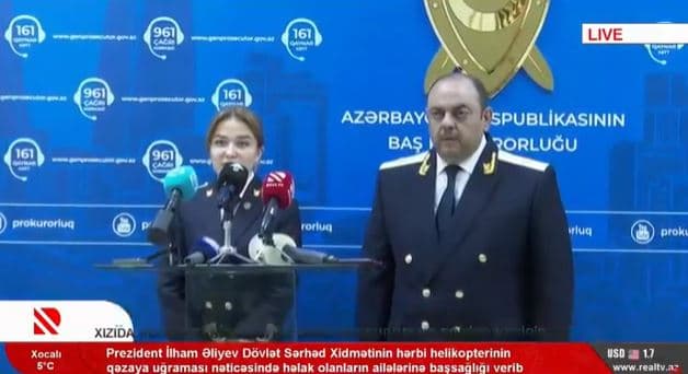 Helikopter qəzası ilə bağlı brifinq keçirildi – Video Helikopter qəzası ilə bağlı brifinq keçirildi – Video