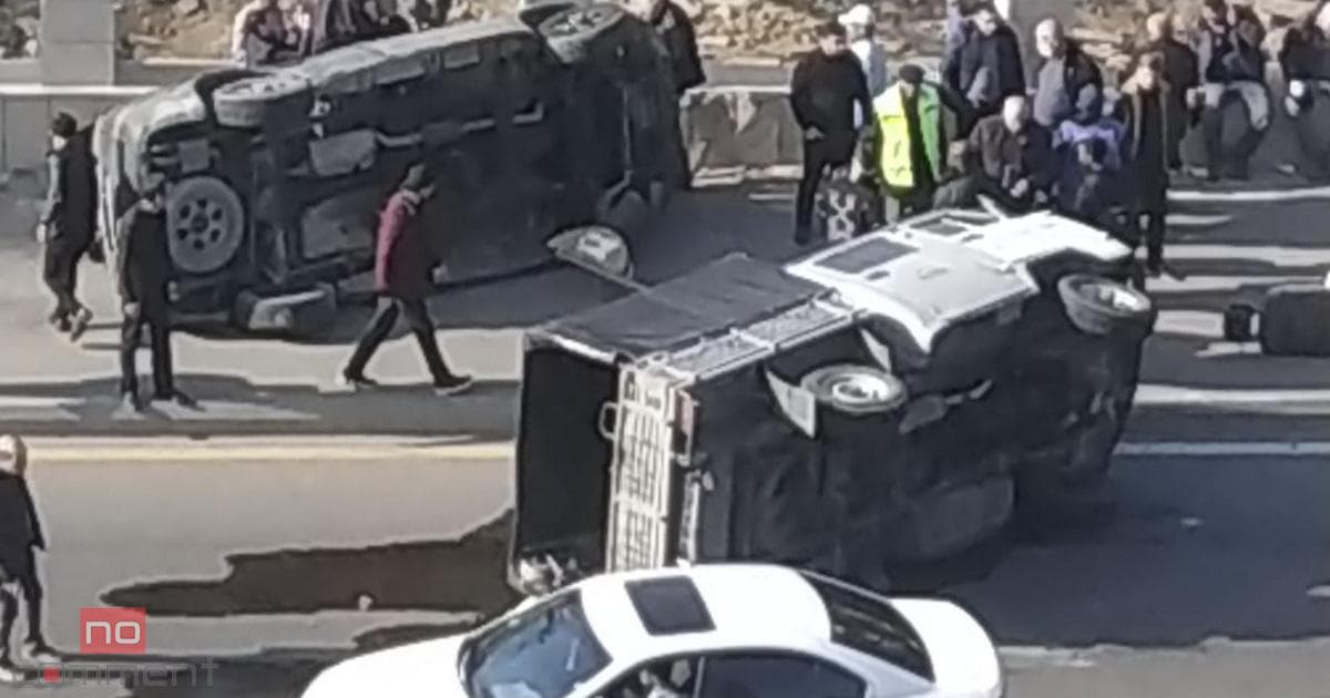 Mətbuat prospektində ağır qəza başa verib – FOTO/VİDEO Mətbuat prospektində ağır qəza başa verib – FOTO/VİDEO