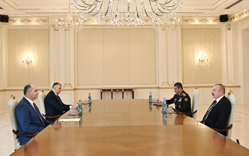 İlham Əliyev Cuanşer Burçuladzeni qəbul edib İlham Əliyev Cuanşer Burçuladzeni qəbul edib