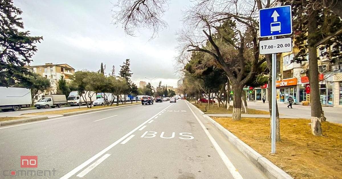 Bakıdakı əcaib zolaq niyə silinmir? – FOTO Bakıdakı əcaib zolaq niyə silinmir? – FOTO