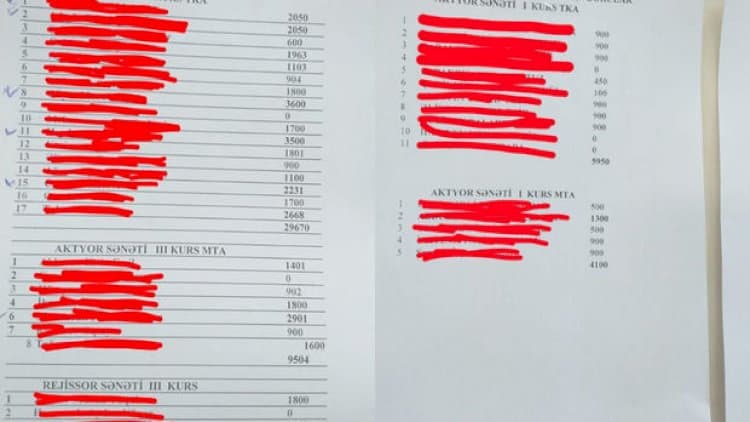 Tələbələrin borc siyahısını yayan dekan cəzalandırıldı Tələbələrin borc siyahısını yayan dekan cəzalandırıldı