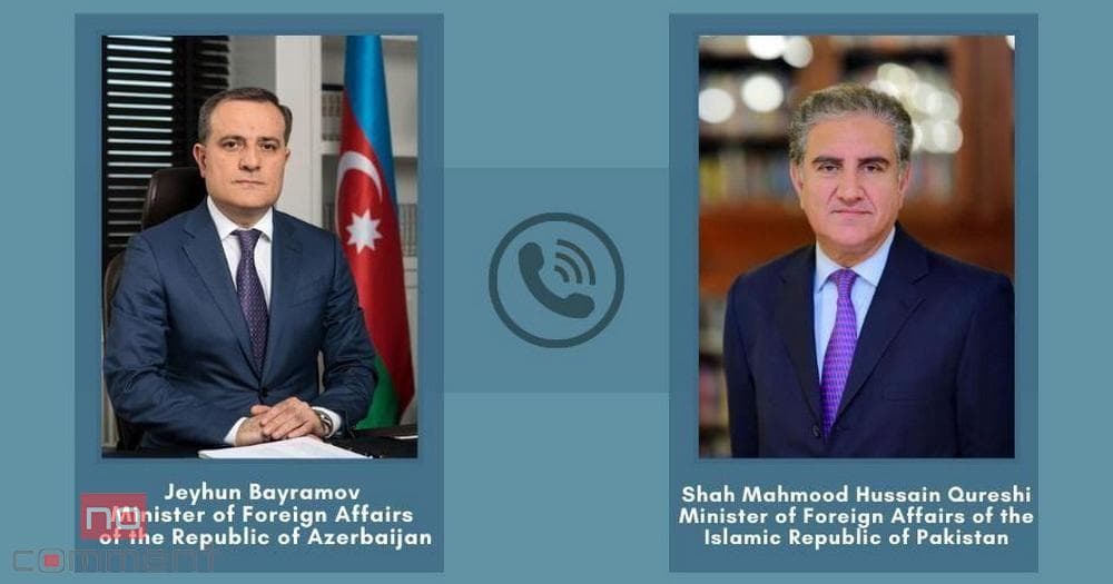 Ceyhun Bayramov pakistanlı həmkarı ilə telefonla danışıb Ceyhun Bayramov pakistanlı həmkarı ilə telefonla danışıb