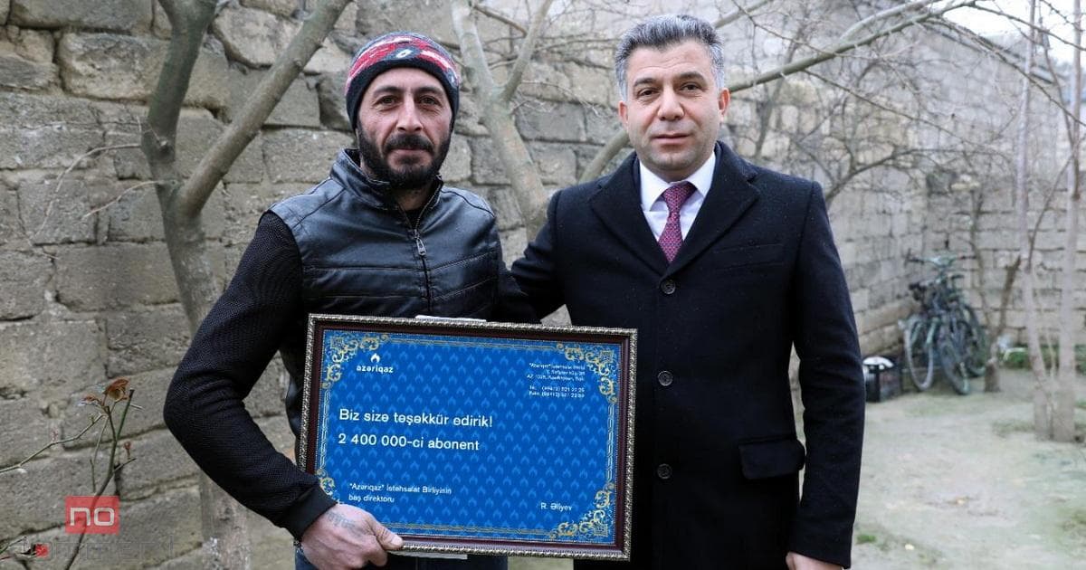 Azəriqaz 2,4 milyonuncu abonentin adını açıqladı Azəriqaz 2,4 milyonuncu abonentin adını açıqladı