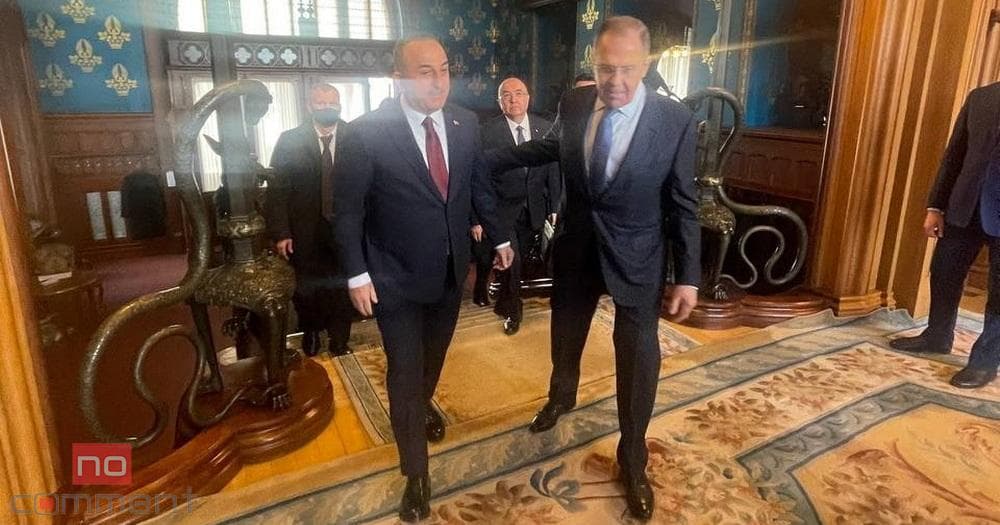 Çavuşoğlu ilə Lavrovun görüşü başlayıb Çavuşoğlu ilə Lavrovun görüşü başlayıb