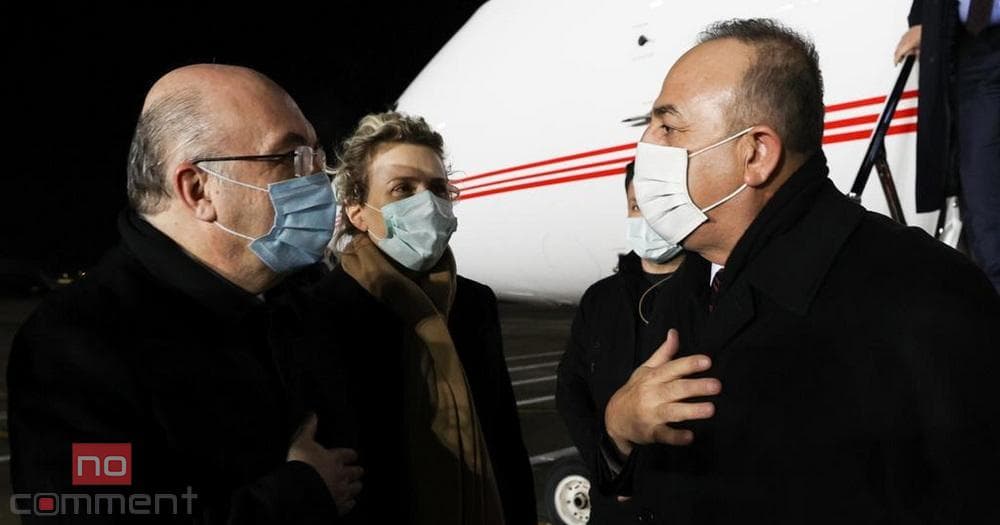 Çavuşoğlu Rusiyaya səfər edib Çavuşoğlu Rusiyaya səfər edib