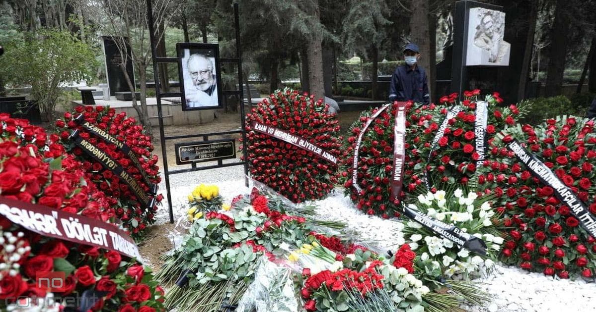 Rüstəm İbrahimbəyov I Fəxri xiyabanda dəfn edilib Rüstəm İbrahimbəyov I Fəxri xiyabanda dəfn edilib