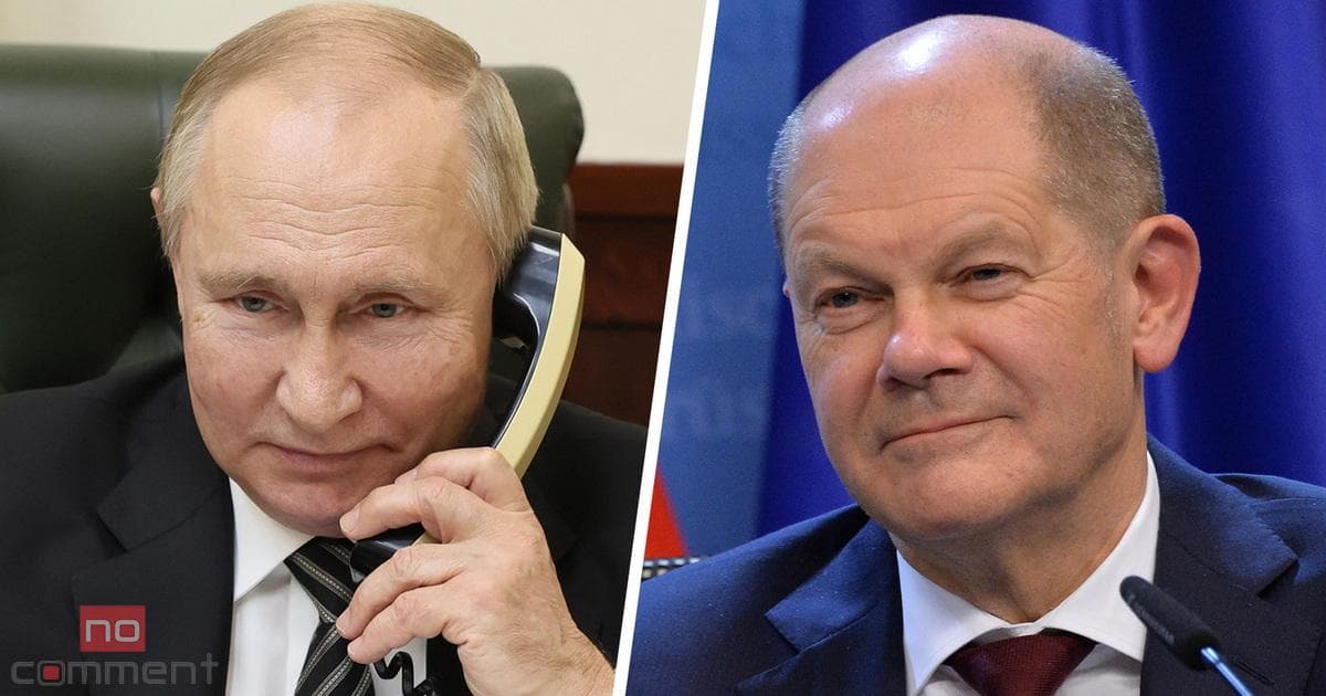 Putinlə Almaniya kansleri arasında telefon danışığı oldu Putinlə Almaniya kansleri arasında telefon danışığı oldu
