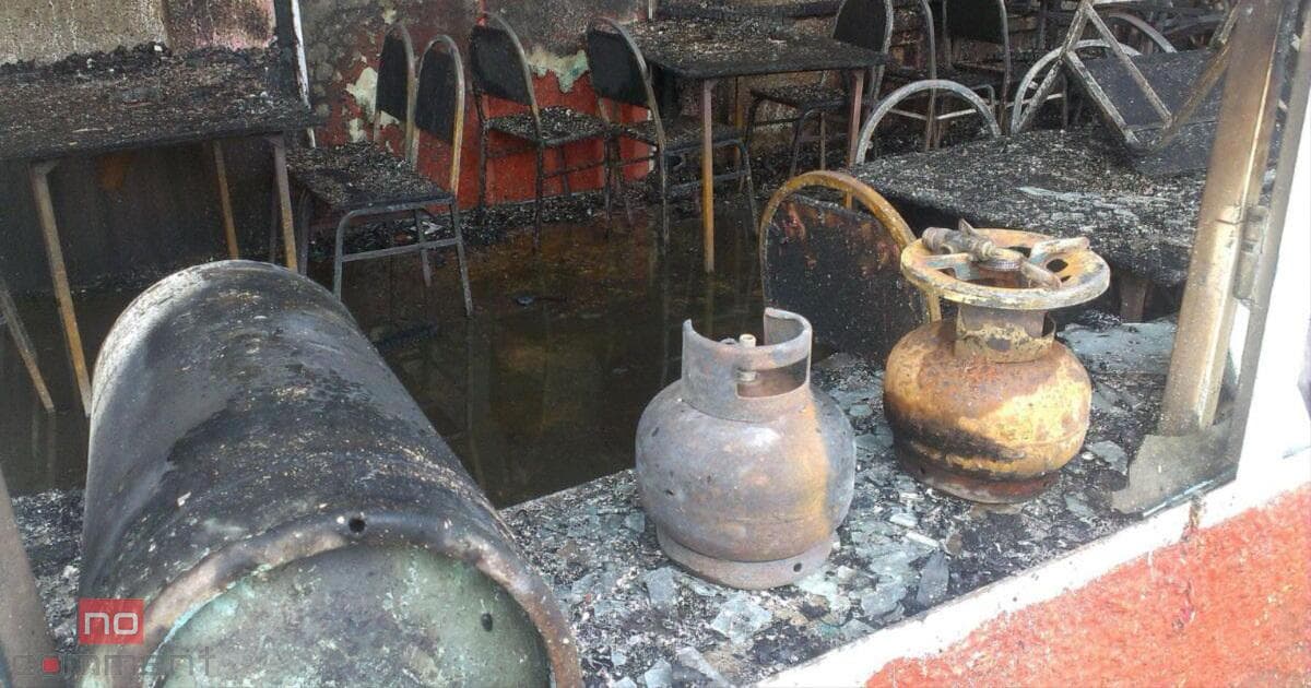 Bakıdakı kafelərin əksəriyyətində qaz balonlarından istifadə olunur Bakıdakı kafelərin əksəriyyətində qaz balonlarından istifadə olunur