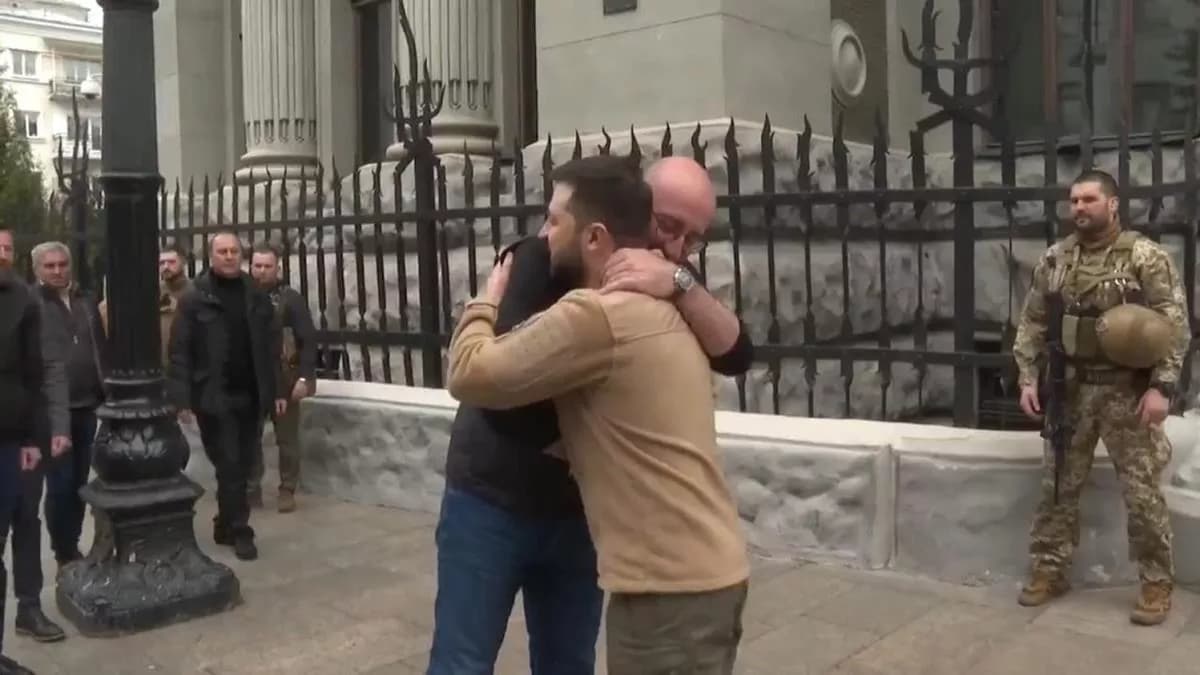 Şarl Mişel Volodimir Zelenski ilə görüşdü – VİDEO Şarl Mişel Volodimir Zelenski ilə görüşdü – VİDEO