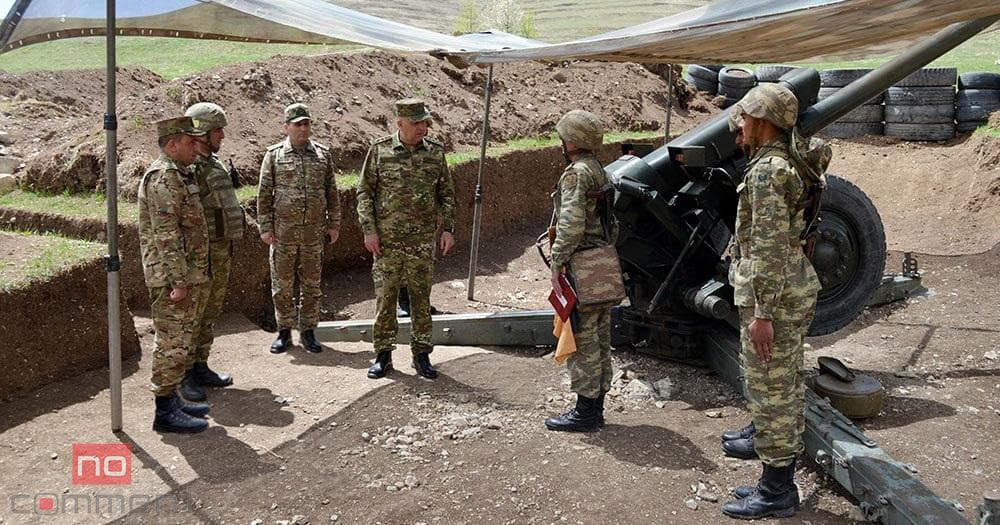 Kərim Vəliyev Kəlbəcərdə döyüş hazırlığını YOXLADI Kərim Vəliyev Kəlbəcərdə döyüş hazırlığını YOXLADI