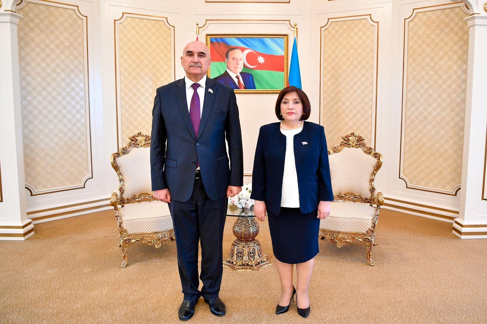 Sahibə Qafarova İran vitse-spikeri ilə görüşdü Sahibə Qafarova İran vitse-spikeri ilə görüşdü