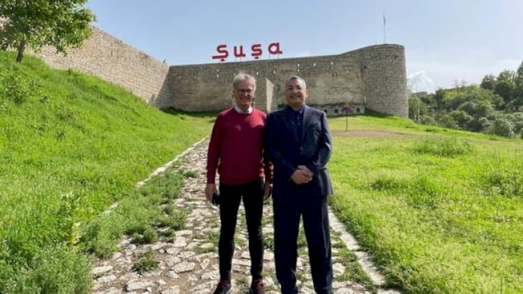 Almaniyanın ölkəmizdəki səfiri Şuşada Almaniyanın ölkəmizdəki səfiri Şuşada