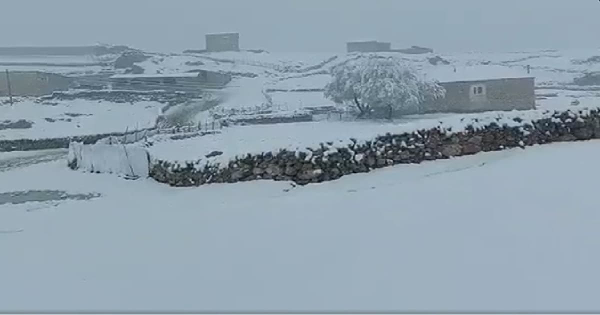 Qubaya mayda qar yağdı – Video Qubaya mayda qar yağdı – Video