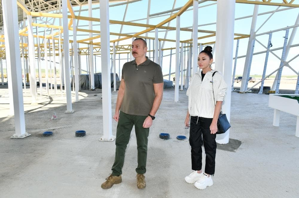 Prezident Zəngilan aeroportunun tikinti işləri ilə tanış oldu – FOTO Prezident Zəngilan aeroportunun tikinti işləri ilə tanış oldu – FOTO