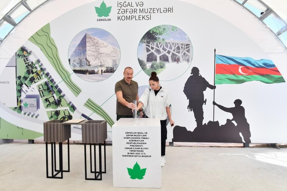 Zəngilanda İşğal və Zəfər muzeylərinin təməli qoyuldu Zəngilanda İşğal və Zəfər muzeylərinin təməli qoyuldu