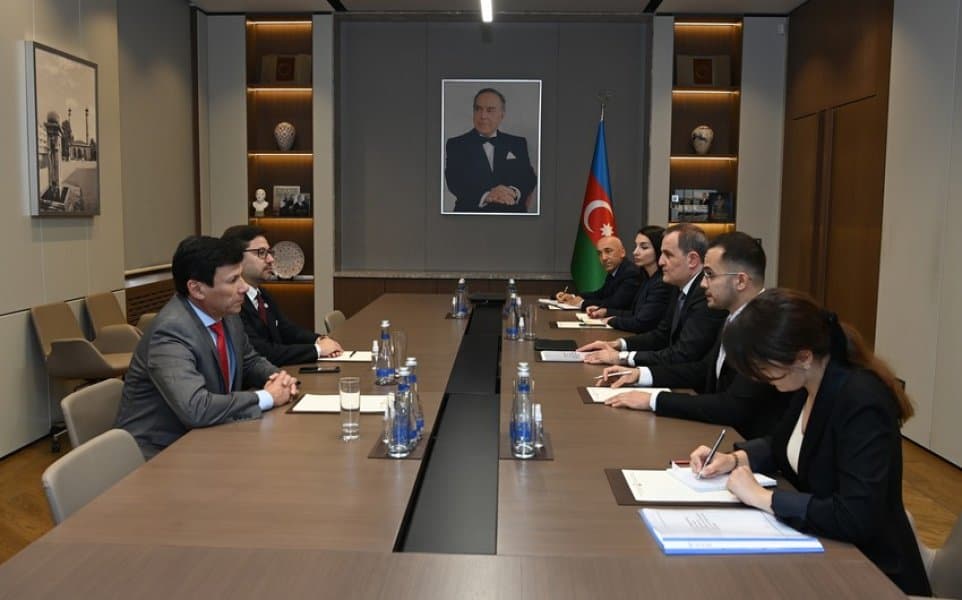 Ceyhun Bayramov Paraqvay Parlamentinin təmsilçiləri ilə görüşdü Ceyhun Bayramov Paraqvay Parlamentinin təmsilçiləri ilə görüşdü
