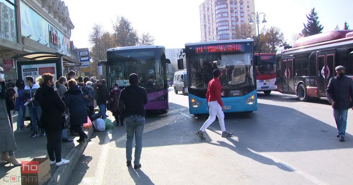 Bu gün də 10 avtobus marşrutu GECİKİR Bu gün də 10 avtobus marşrutu GECİKİR