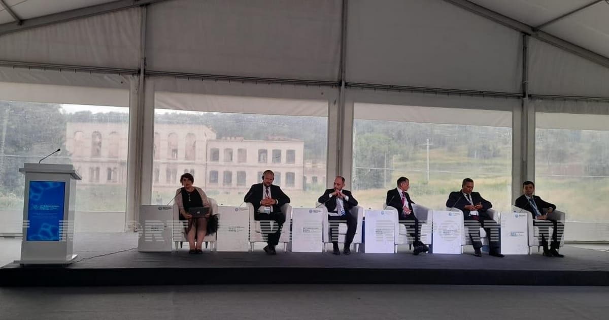 Şuşada Beynəlxalq Media Forumunda ikinci panel keçirilib Şuşada Beynəlxalq Media Forumunda ikinci panel keçirilib