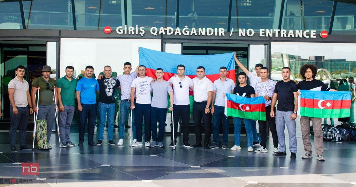 Türkiyədə müalicə alan qazilər qayıtdılar Türkiyədə müalicə alan qazilər qayıtdılar