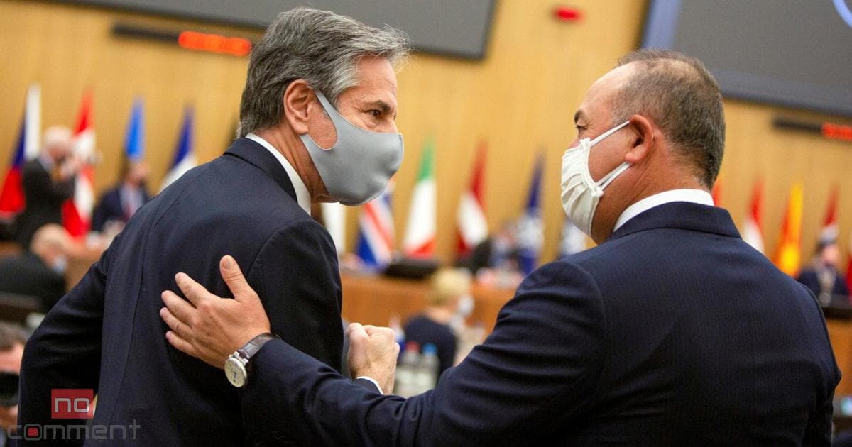 Çavuşoğlu Blinkenlə danışdı Çavuşoğlu Blinkenlə danışdı