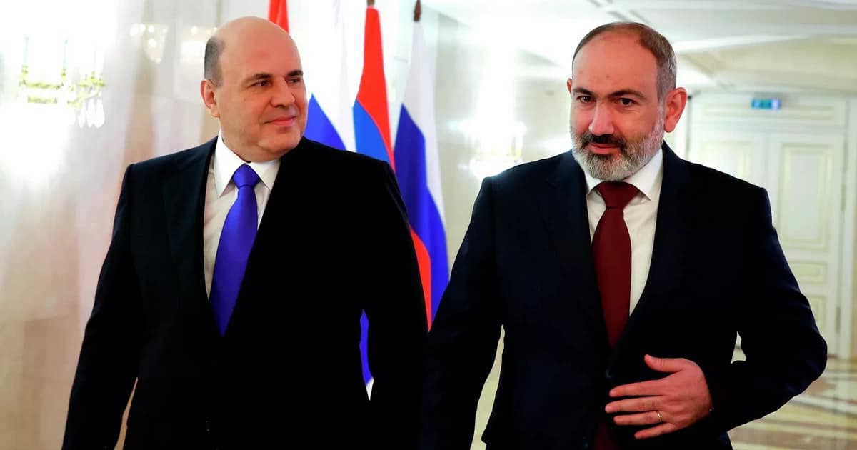 Mişustin Paşinyana zəng etdi Mişustin Paşinyana zəng etdi