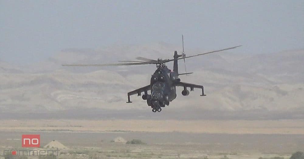Ordumuzun helikopterləri təlim keçirib – VİDEO Ordumuzun helikopterləri təlim keçirib – VİDEO