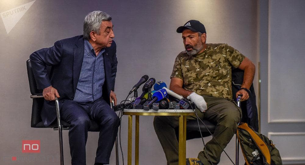 Sarkisyan separatçıları Paşinyanı devirməyə ÇAĞIRDI Sarkisyan separatçıları Paşinyanı devirməyə ÇAĞIRDI