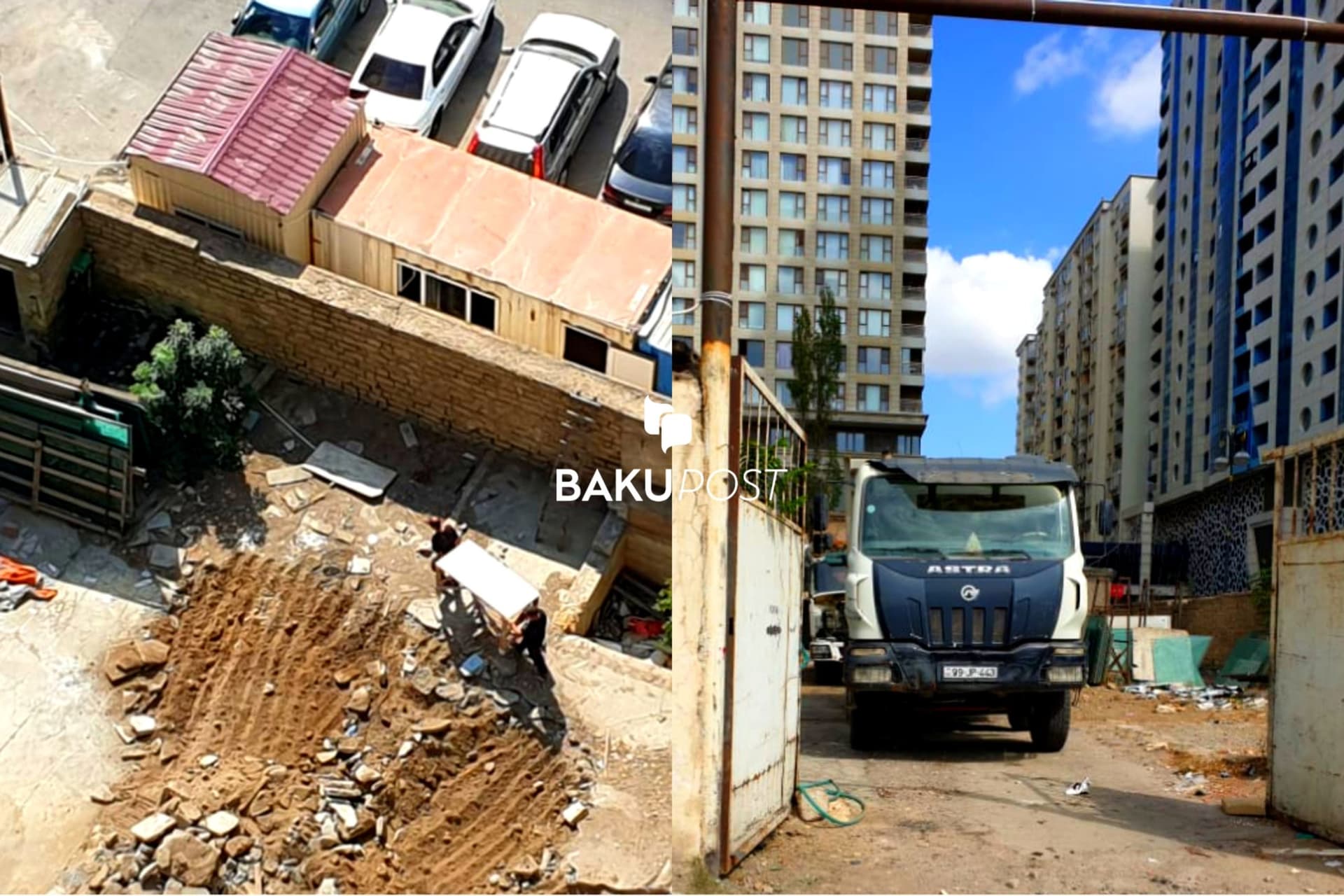 Bakıda daha bir qanunsuz tikinti: sakinlər etiraza hazırlaşır – FOTO Bakıda daha bir qanunsuz tikinti: sakinlər etiraza hazırlaşır – FOTO