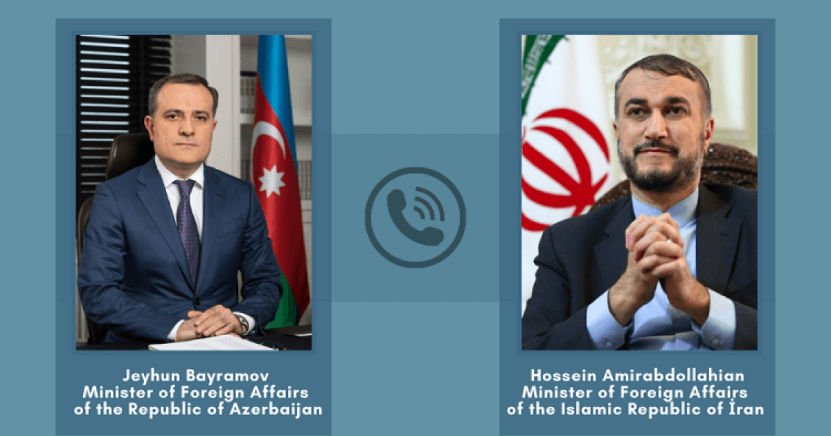 Azərbaycan və İran XİN başçıları arasında telefon danışığı olub Azərbaycan və İran XİN başçıları arasında telefon danışığı olub