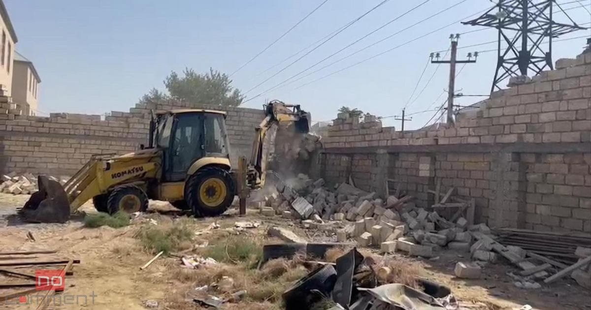 Bakıda daha bir qanunsuz tikintinin qarşısı alınıb Bakıda daha bir qanunsuz tikintinin qarşısı alınıb
