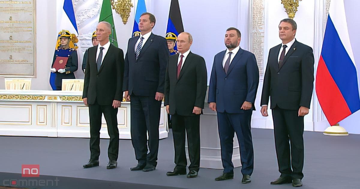 Ukrayna ərazisinin Rusiyaya birləşdirilməsi barədə sazişlər imzalandı Ukrayna ərazisinin Rusiyaya birləşdirilməsi barədə sazişlər imzalandı