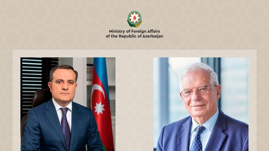 Ceyhun Bayramov Cozef Borrell ilə DANIŞDI Ceyhun Bayramov Cozef Borrell ilə DANIŞDI