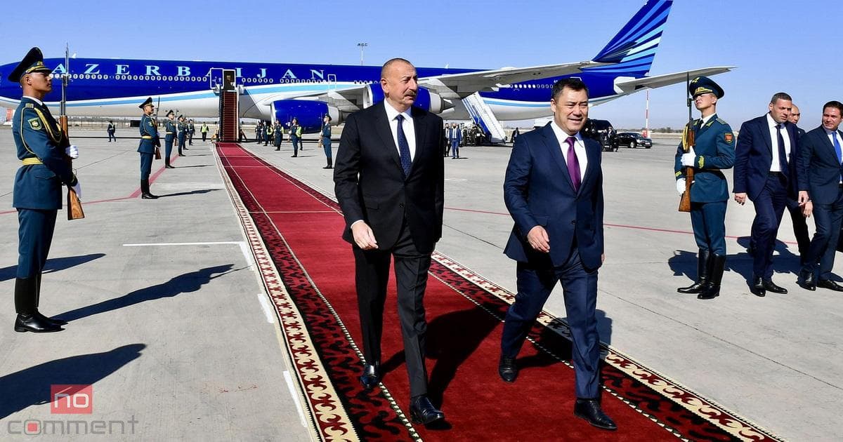 Prezident İlham Əliyevin Qırğız Respublikasına dövlət səfəri başlayıb Prezident İlham Əliyevin Qırğız Respublikasına dövlət səfəri başlayıb