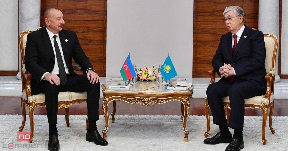 Astanada Azərbaycan və Qazaxıstan prezidentləri arasında görüş olub Astanada Azərbaycan və Qazaxıstan prezidentləri arasında görüş olub