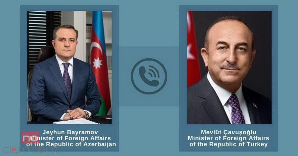 Ceyhun Bayramov Çavuşoğlu ilə DANIŞDI Ceyhun Bayramov Çavuşoğlu ilə DANIŞDI