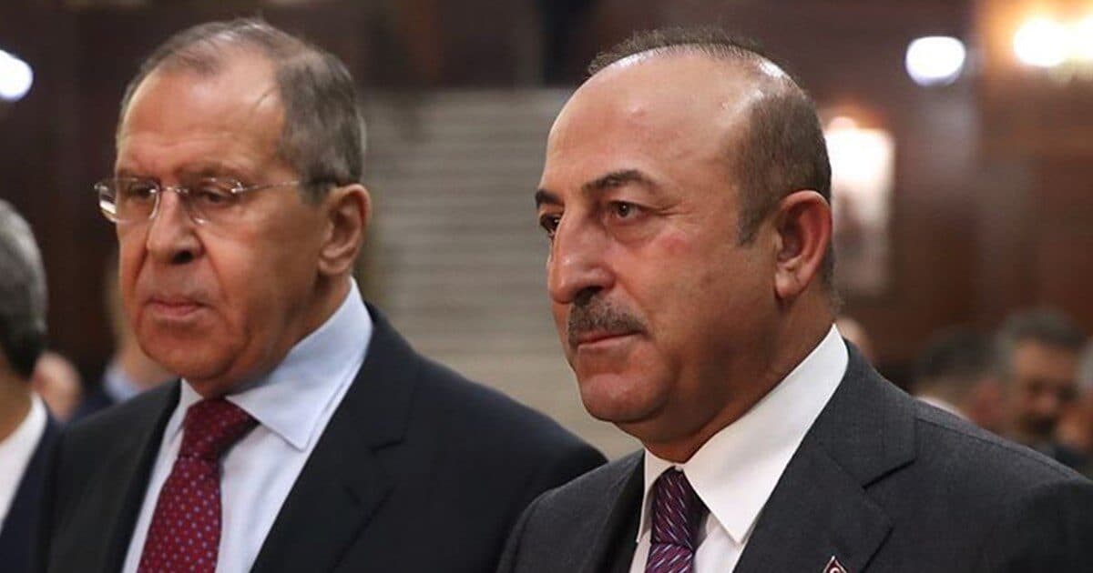 Çavuşoğlu Lavrovla DANIŞDI Çavuşoğlu Lavrovla DANIŞDI