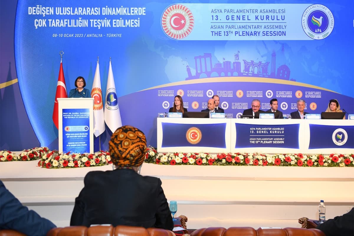 Sahibə Qafarova Antalyada Qərbi Azərbaycandan DANIŞDI Sahibə Qafarova Antalyada Qərbi Azərbaycandan DANIŞDI
