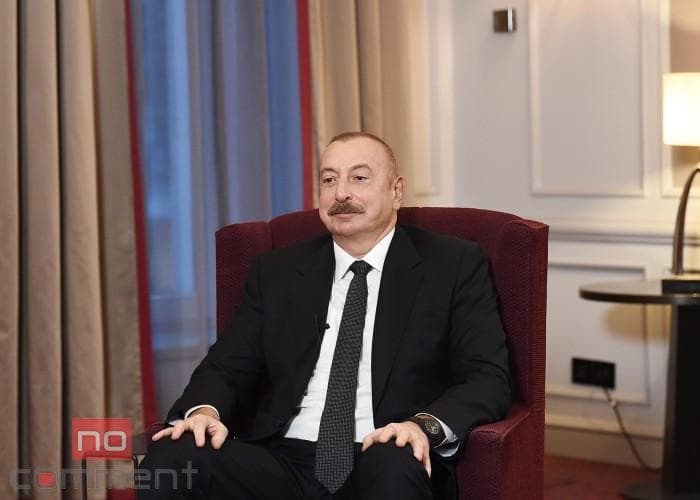İlham Əliyev yerli televiziya kanallarına müsahibə verir İlham Əliyev yerli televiziya kanallarına müsahibə verir
