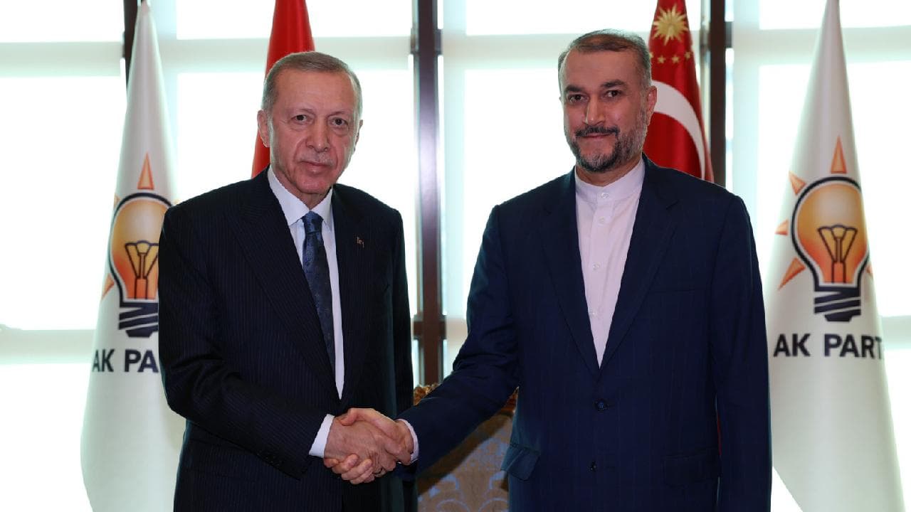Ərdoğan iranlı naziri qəbul etdi Ərdoğan iranlı naziri qəbul etdi