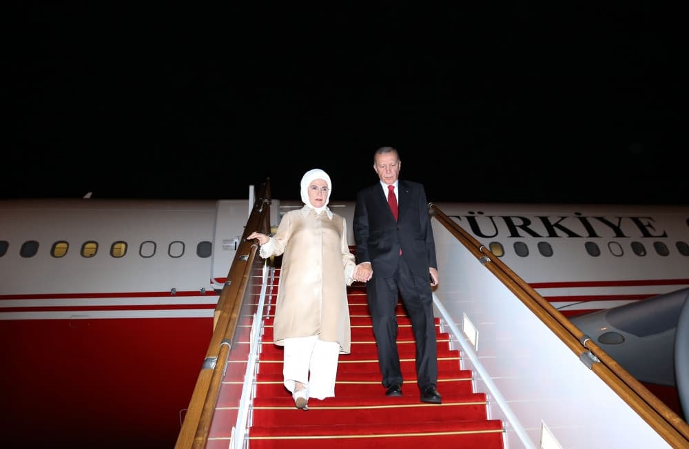 Ərdoğan və xanımı Bakıdadır – FOTO Ərdoğan və xanımı Bakıdadır – FOTO