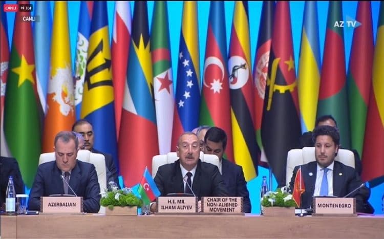 Ölkələrin daxili işlərinə müdaxilə hallarına qarşı öz səsimizi ucaltmalıyıq – İlham Əliyev Ölkələrin daxili işlərinə müdaxilə hallarına qarşı öz səsimizi ucaltmalıyıq – İlham Əliyev