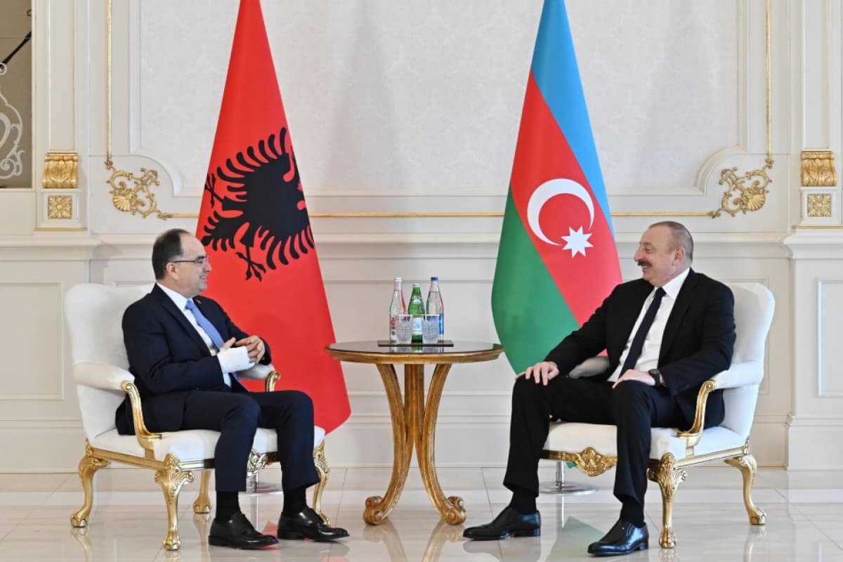 Azərbaycan və Albaniya prezidentlərinin görüşü başlayıb Azərbaycan və Albaniya prezidentlərinin görüşü başlayıb