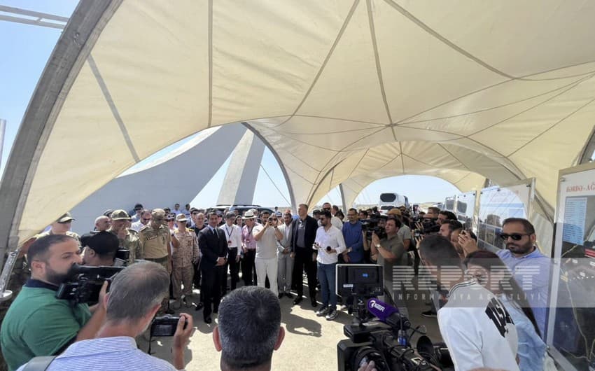 Xarici diplomatlar Ağdamda Xarici diplomatlar Ağdamda
