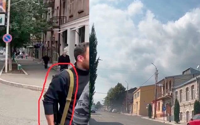 Bir qrup separatçı Xankəndidə atəş açdı – VİDEO Bir qrup separatçı Xankəndidə atəş açdı – VİDEO
